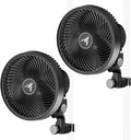 AC Infinity CLOUDRAY S9 Grow Tent Oscillating Clip Fan 9”, 2-Pack