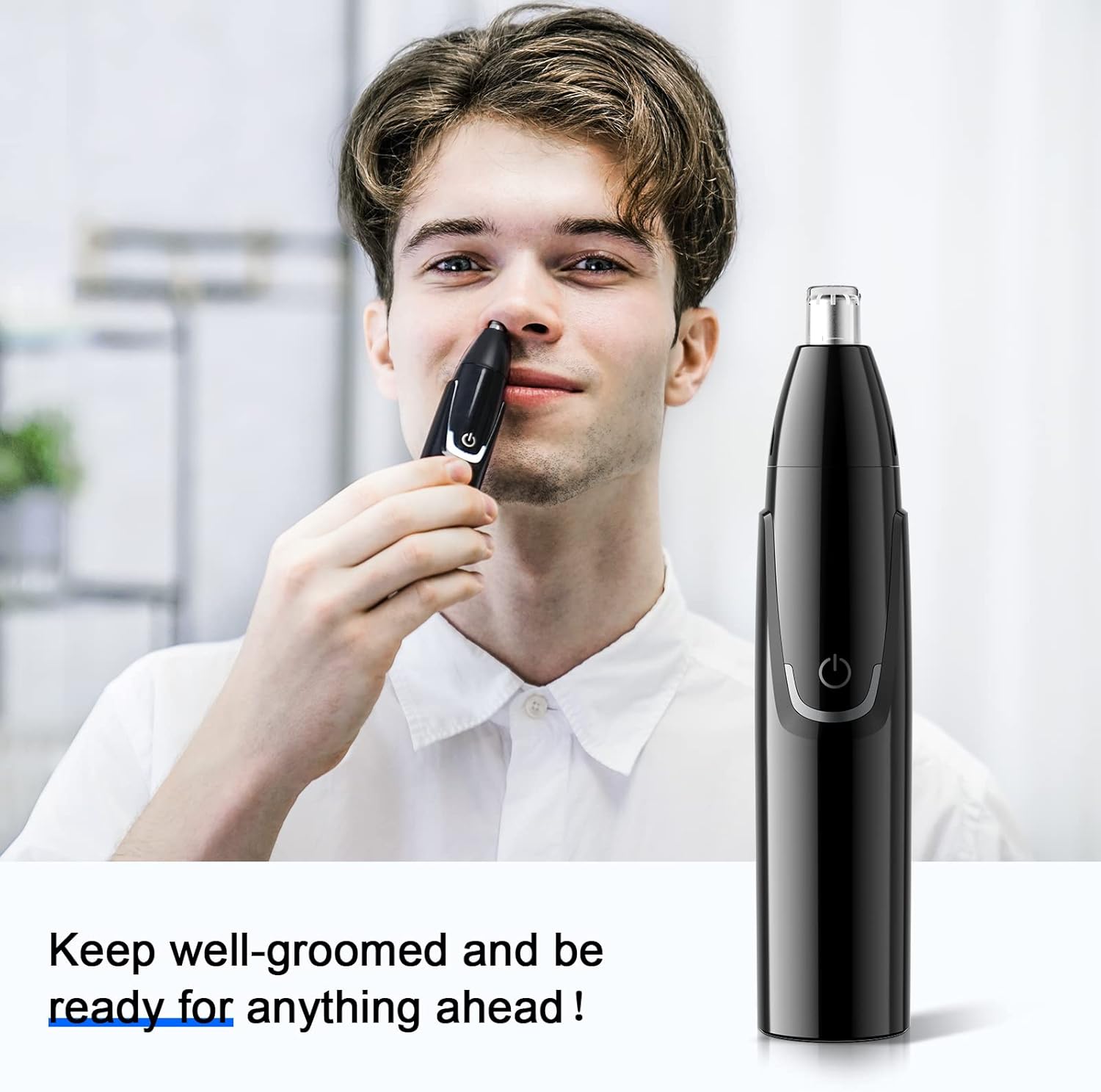 Rechargeable Ear and Nose Hair Trimmer - 2026 Professional Painless Eyebrow & Facial Hair Trimmer for Men Women