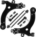 Front Lower Control Arms w/Ball Joints Sway Bar End Links Tie Rods Suspension Kit for Chevy Impala 00-13,Buick Allure/Lacrosse 05-09,Regal 97-04,Century 97-05,Monte Carlo 00-07, Grand Prix 04-08(8pc)