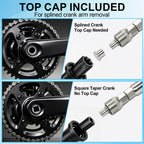 Bicycle Crank Puller Set, Bike Crank Removal Tool, Crank Arm Puller