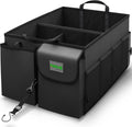 Car Trunk Organizer - Collapsible, Multi-Compartment Automotive SUV Car Organizer for Storage w/Adjustable Straps