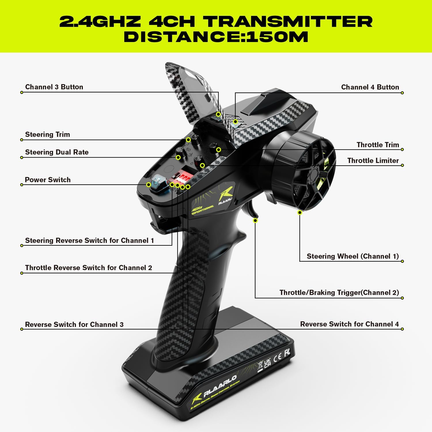 1/10 RTR Brushless Fast RC Cars for Adults,Max 50mph Hobby Electric Off-Road Monster Truck,Waterproof High Speed RC