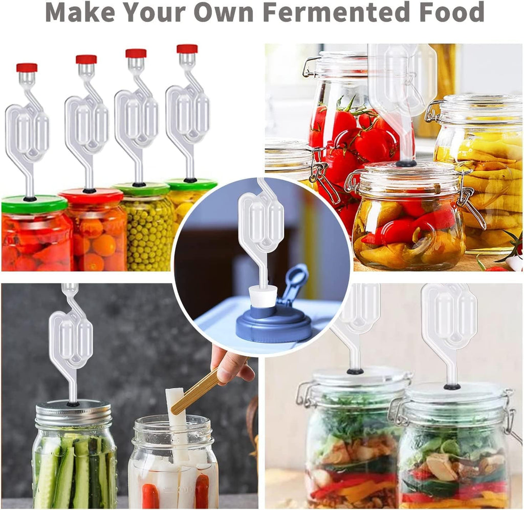 3ct. Twin Bubble Airlocks Set, Airlocks for Fermenting,Air Lock Ferment for Brewing Beer Wine Homebrew for Fermenting