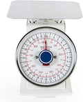 2 lb. Mechanical Kitchen Flat Platform Weighing Food Scale- Heavy Duty Portion Control Mechanical Kitchen and Food