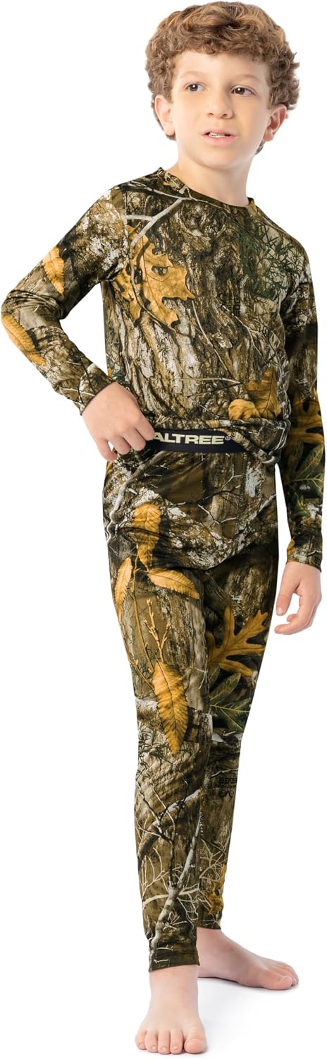 Boys' Performance Thermal Underwear Long Johns Base Layer Set