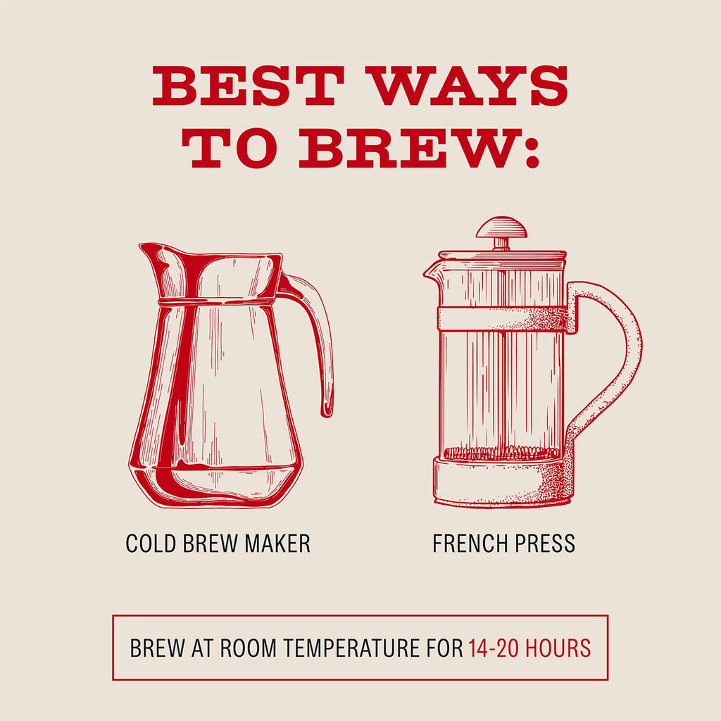 Organic Cold Brew Coffee | Smooth & Sweet Blend | Coarse Ground Coffee | Micro Sifted | Specialty Grade | 100%