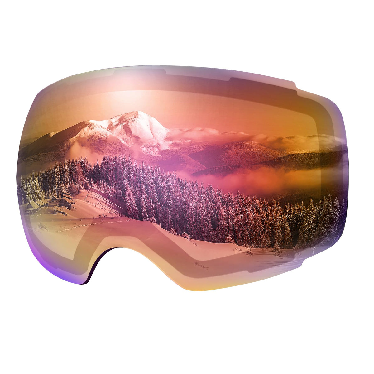 PRO Ski Goggle Replacement Lens, VLT Options for All Weather