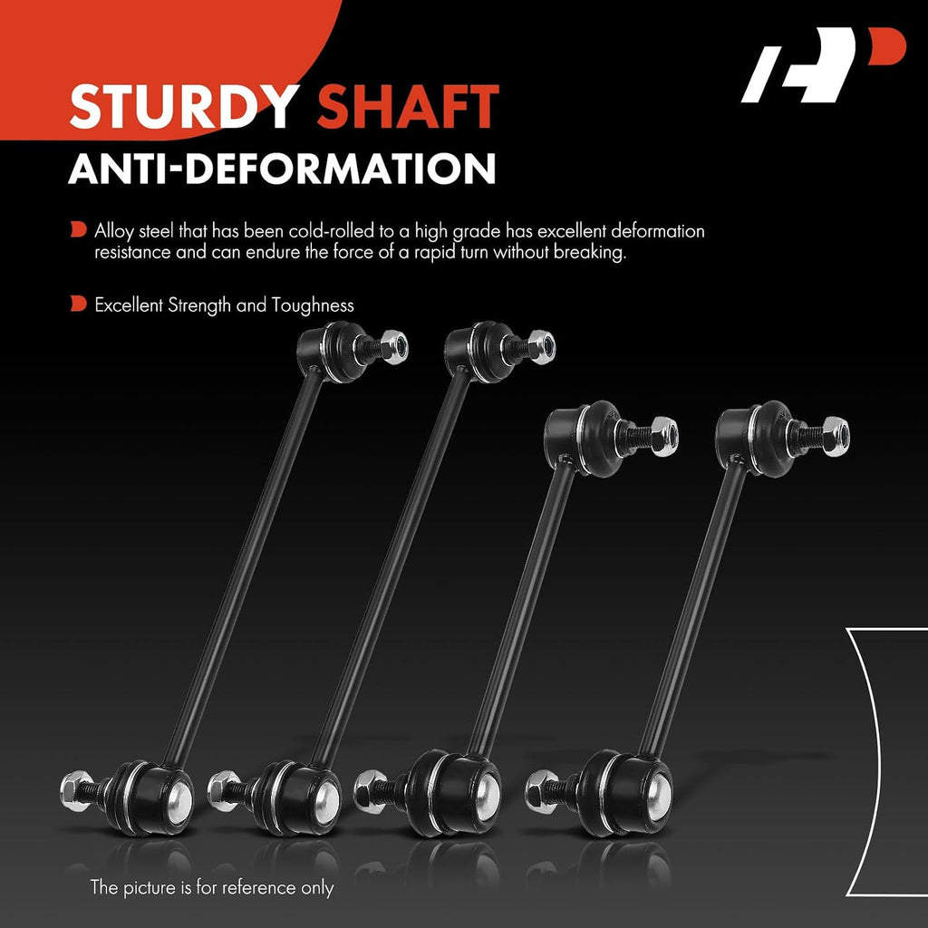 A-Premium Front & Rear Sway Bar Link Stabilizer Bar End Link Kit