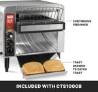 Heavy-Duty Conveyor Toaster with 1000+ Slices per Hour