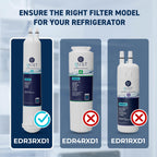 EDR3RXD1 Water Filter, NSF 42, 2 Pack
