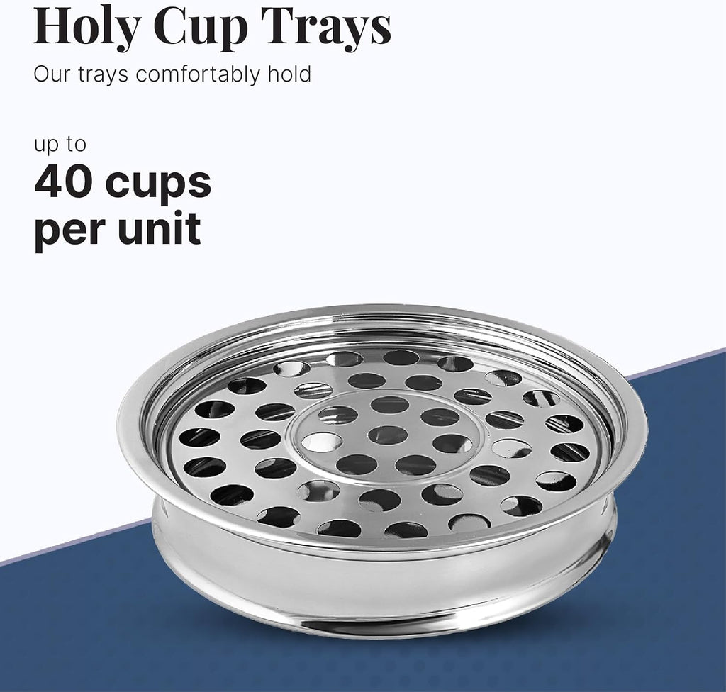 Communion Ware | Communion Tray | Holy Stackable Cup Trays for Churches | Communions Supplies | Portable Communions