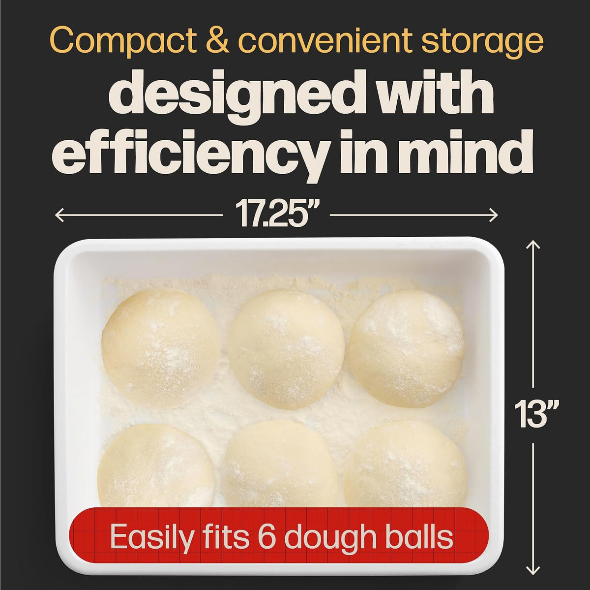 Pizza Dough Proofing Box - Pack of 2 Stackable BPA-Free Trays with Covers - Perfect as a Bread Proofing Box and Dough
