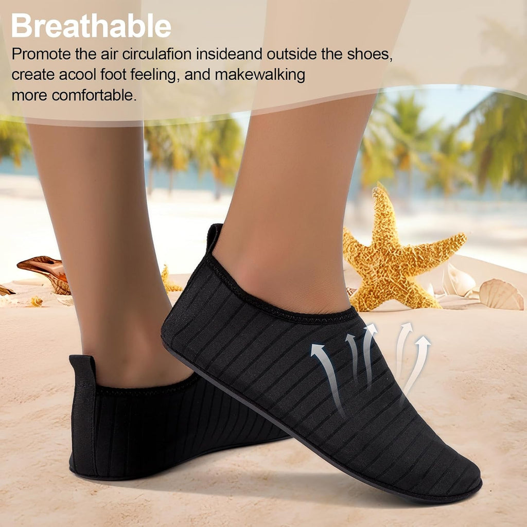 Water Shoes for Womens Mens Barefoot Aqua Yoga Socks for Pool Beach Surf Walking Water Park Boating Sports Water Shoes