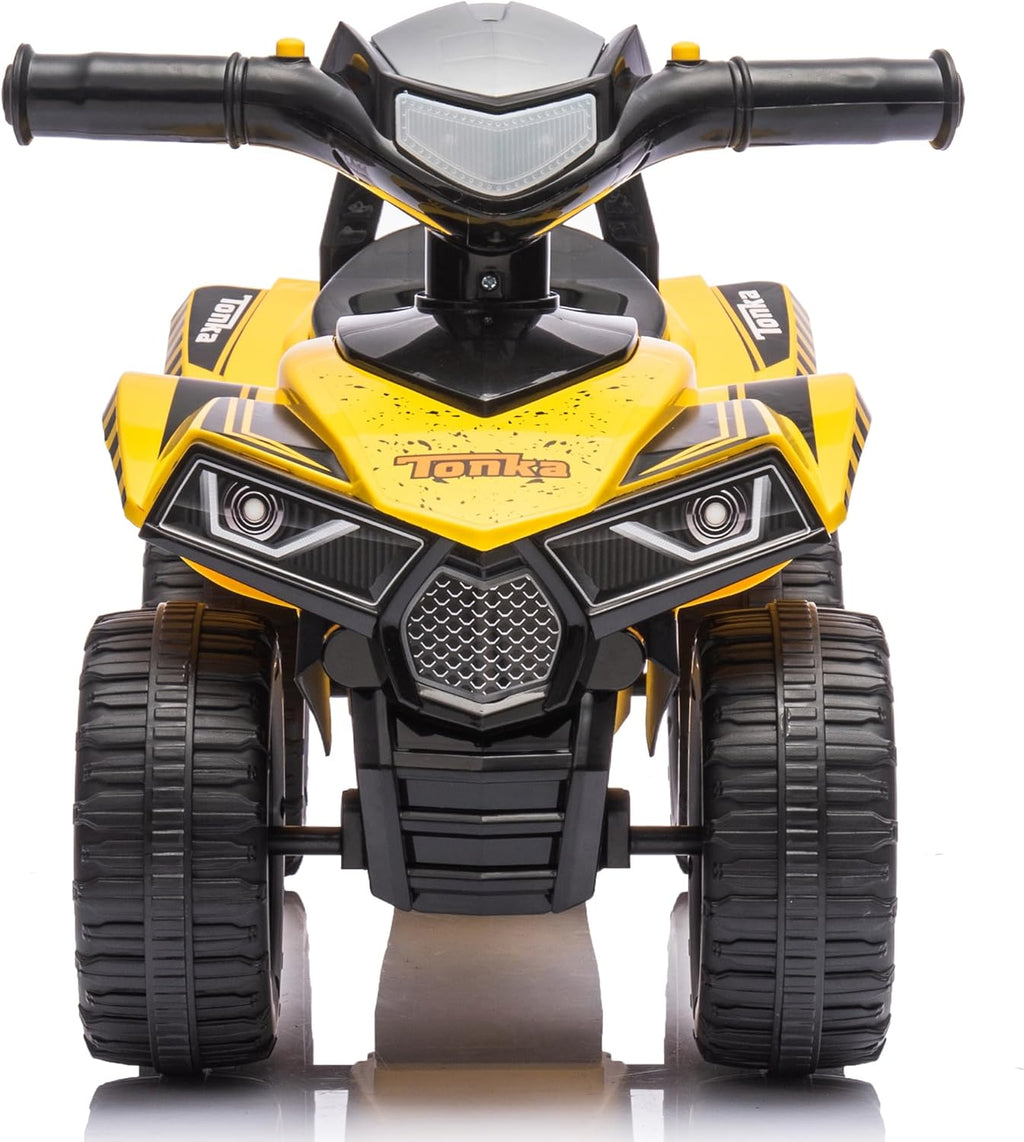 Tonka Officially Licensed Push Car for Toddlers 18–36 Months | Foot-to-Floor Ride-On Toy with Wide Wheels &