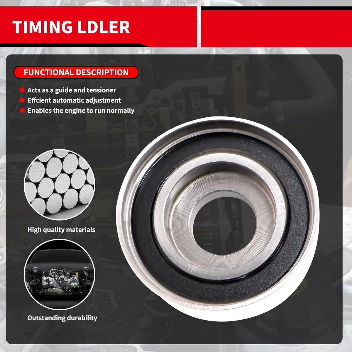 Timing Belt Kit with Water Pump Replacement for: TCKWP329