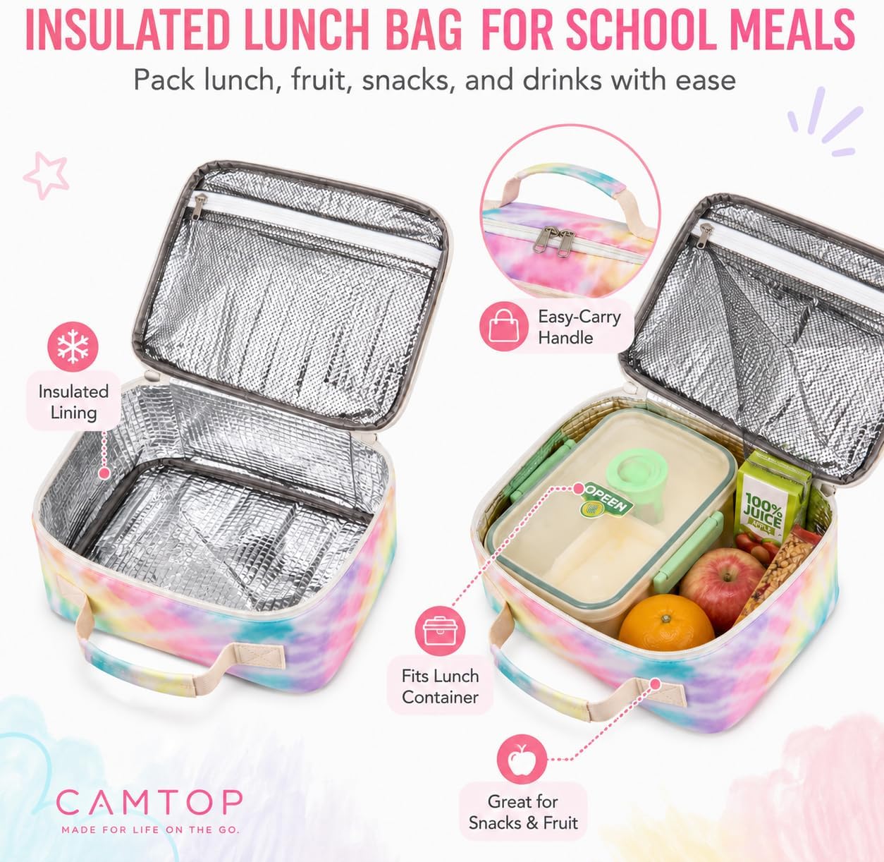 Backpack for Girls Boys Kids School Backpack with Lunch Box Preschool Kindergarten BookBag Set