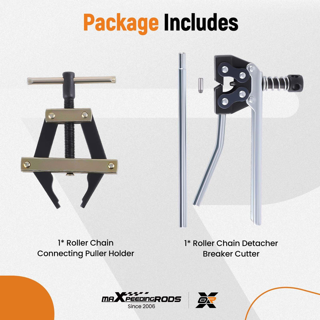 maXpeedingrods Roller Chain Tools Kit for #60#80#100 Roller Chain