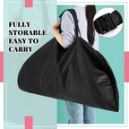 45 Inch Extra Large Tutu Garment Bag Waterproof Foldable, Black