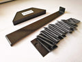 Laminate Wood Flooring Installation Kit; 1x Tapping Block, 1x Pull bar, 30x spacers
