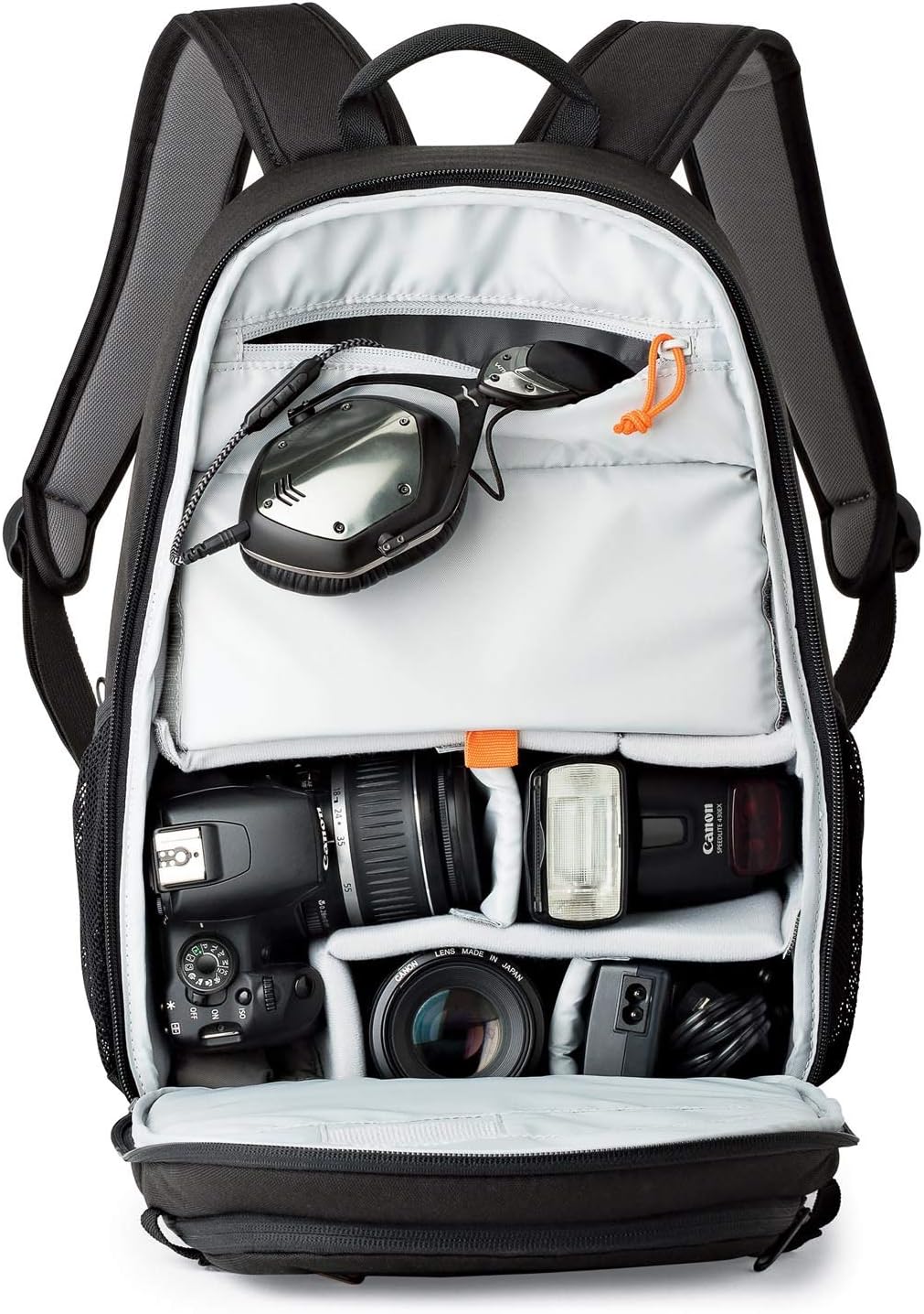 Tahoe BP 150, Camera Bag, Lightweight Compact Camera Backpack for Cameras, CSC, DJI Spark Drone, Black, 27.5 x 21.7 x