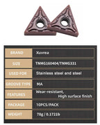TNMG331 TNMG160404-MA Indexable Carbide Turning Inserts Semi Finishing