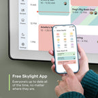 Calendar Max – 27" Digital Calendar & Chore Chart, Charcoal