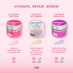 100% Natural Lip Butter Sleeping Lip Mask, Overnight Lip Moisturizer and Conditioner for Dry Lips. Intensive Lip Balm