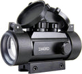 KASENTE 1x40 Red Green Dot Sight Rifle Scope with 20mm / 11mm Picatinny Dovetail Rail Mount
