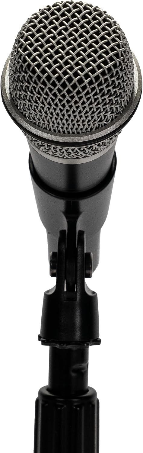 D27 Supercardioid Handheld Dynamic Microphone – QuietTouch On/Off Switch, Neodymium Capsule, Metal Construction