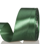 1 1/2 Inch Dark Green Solid Satin Ribbon for Gift Wrapping, 50 Yards