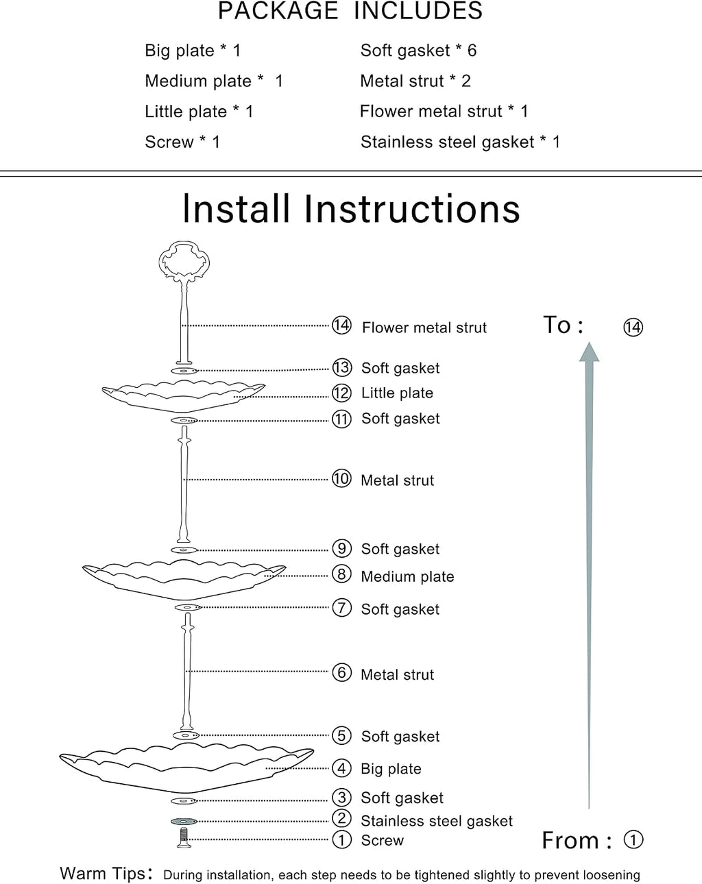 3 Tier Porcelain Cupcake Stand, Tiered Serving Cake Stand, Square White Embossed Dessert Stand, Weddings Parties