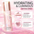 Glow Makeup Setting Spray, Shimmer Dewy Hydrating Setting Spray