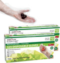 Disposable Food Service & Handling Long Cuff Clear Poly Gloves