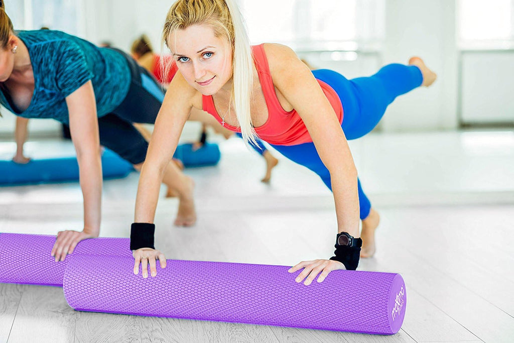 Foam Roller - High Density Exercise Roller for Trigger Point Self Massage, Muscle and Back Roller for Fitness