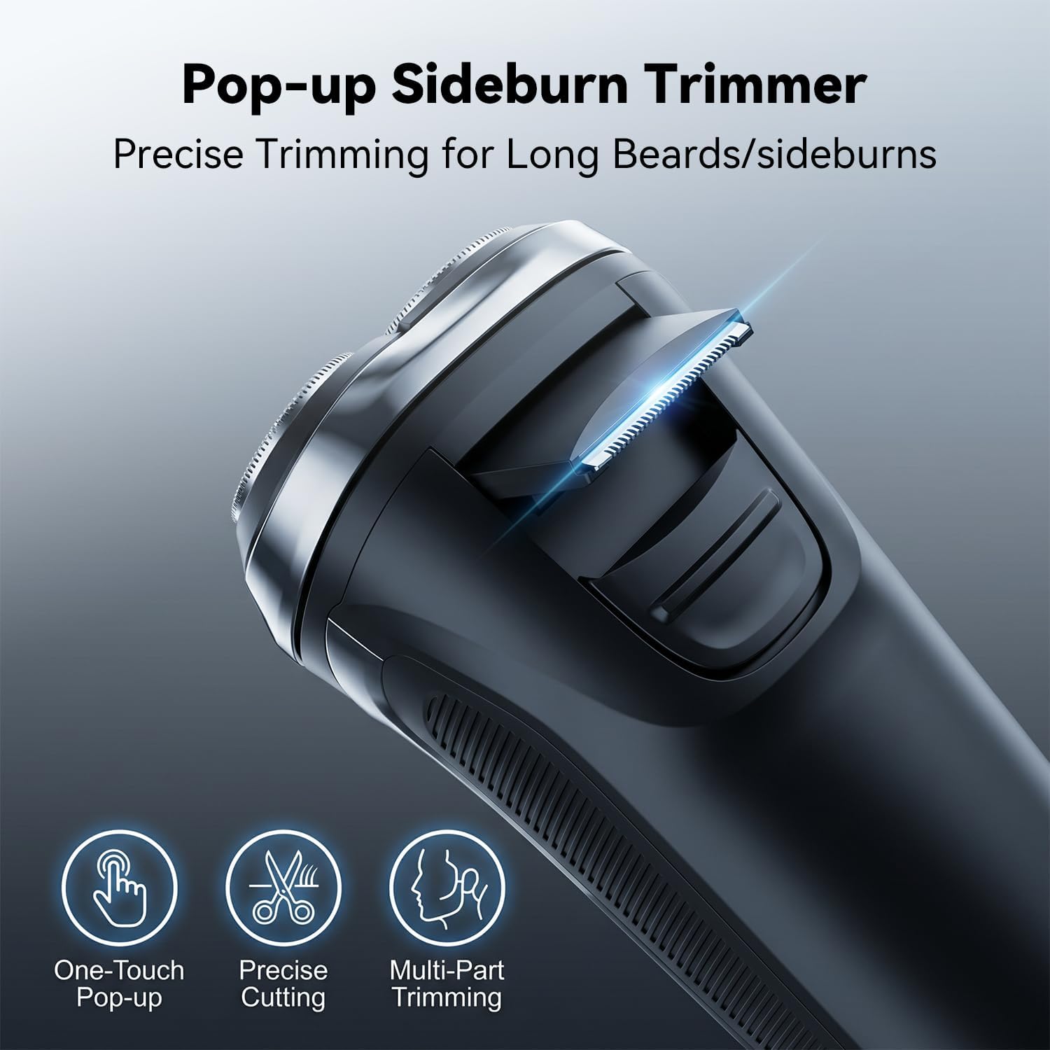 Electric Razor for Men, 2026 Upgraded Electric Shavers for Men, USB-C Rechargeable, Wet & Dry Shaver with Pop-up