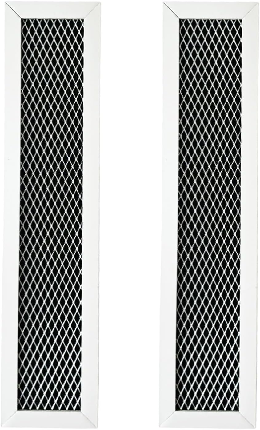 2 Pcs Microwave Charcoal Filter Mesh for GE PVM9179DF2WW, PVM9179SR1SS