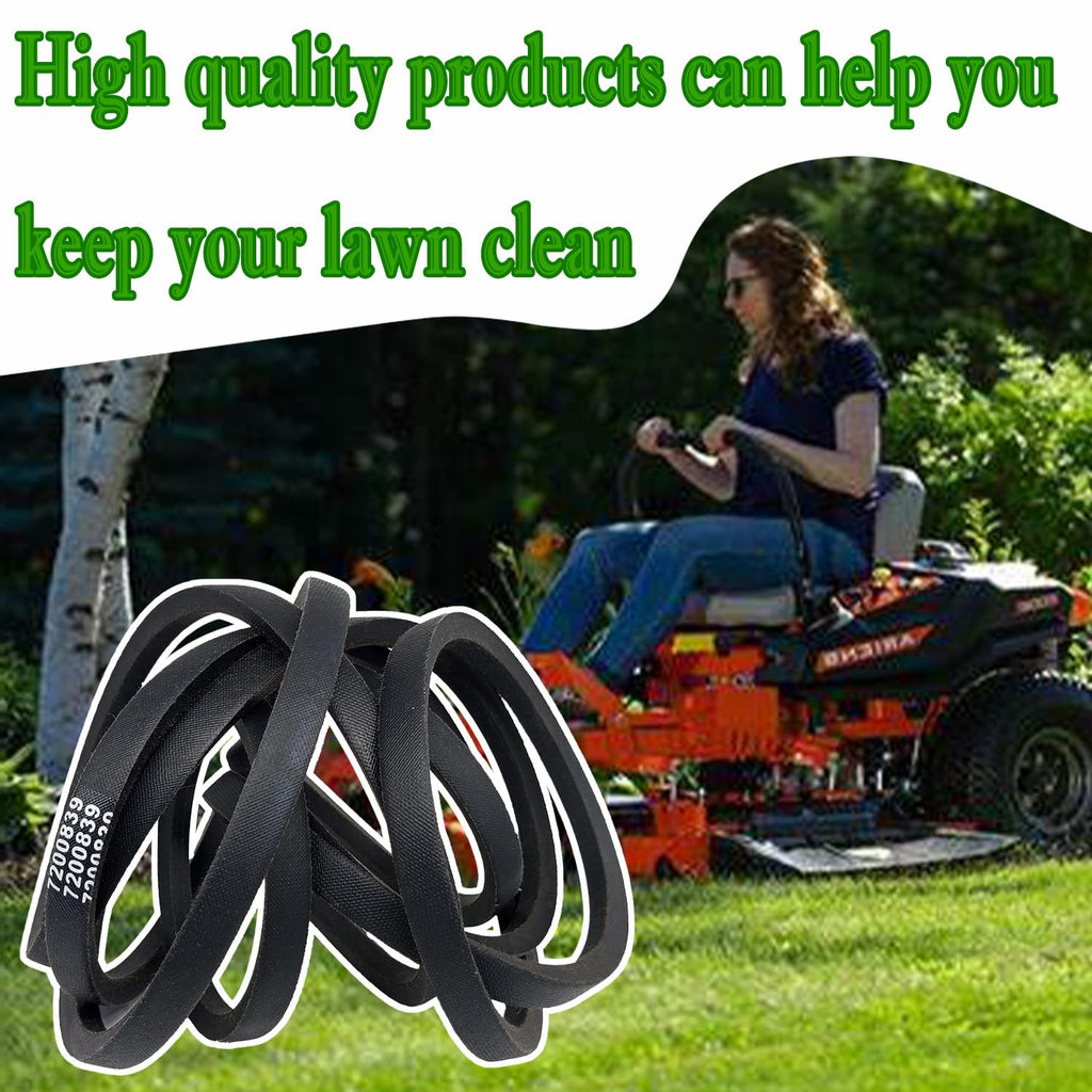 7200839 Deck Belt 1/2x143.6 inches fits for 915254 Ariens Edge 52" Zero-Turn Mower