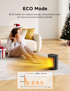 1500W Fast Ceramic Space Heater, 24H Timer Indoor Heater