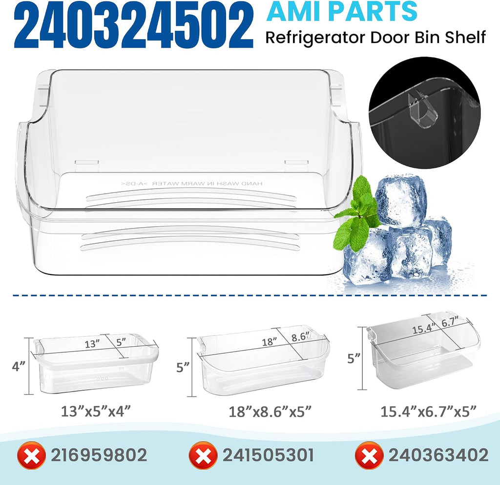 AMI PARTS 240324502 Refrigerator Door Bin Shelf