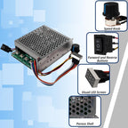 MAKERELE 60A Adjustable Digital Display PWM DC Motor Speed Controller