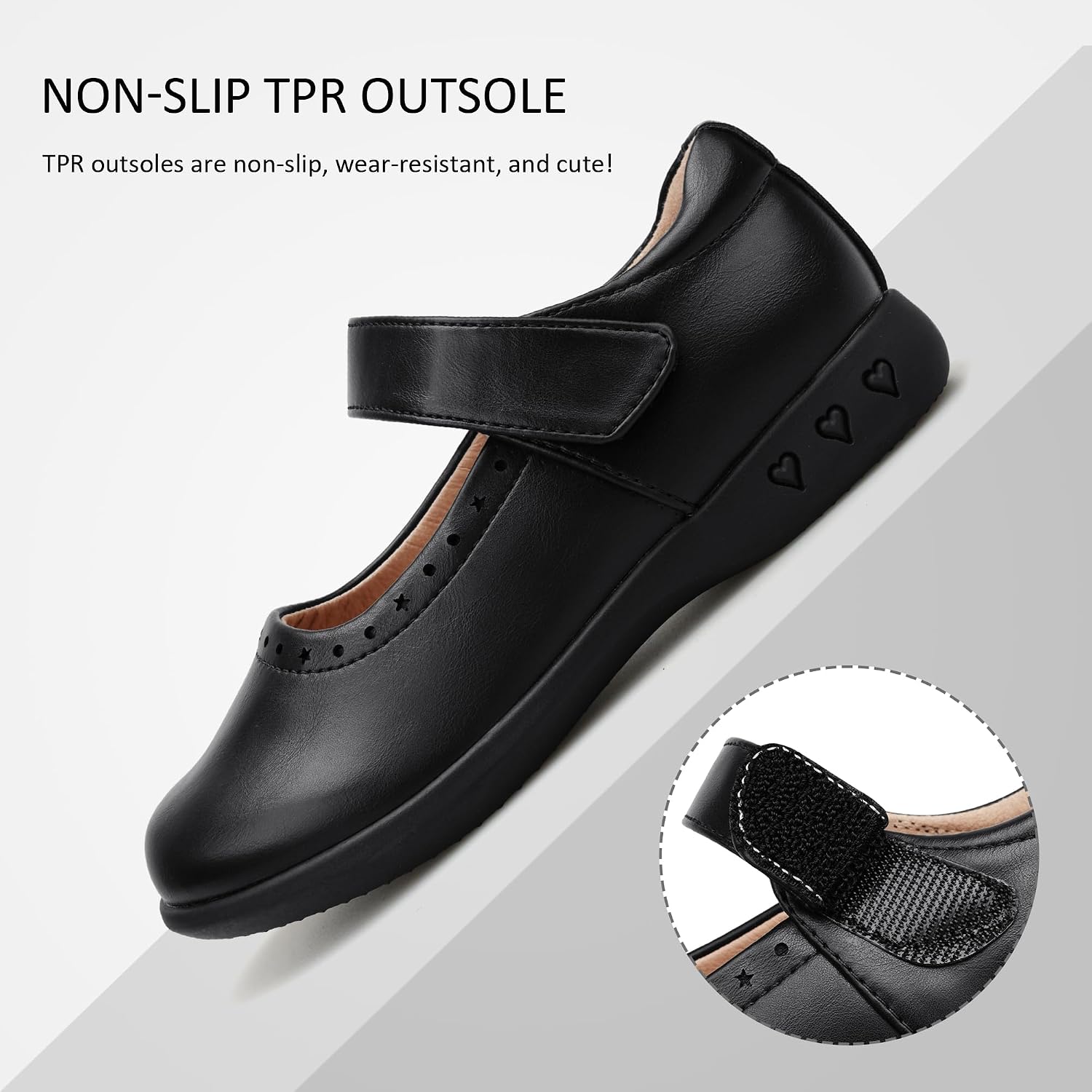 Mary Jane Shoes for Girls School Uniform Flats Dress Shoes Church for Little/Big Kids | Breathable upper