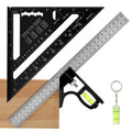 Combination Square Woodworking Ruler 7inch Carpenter Square Wood Working Tools 12 in Combination Squares Combo