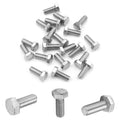 25Pcs M8 Hex Bolts M8x20mm Hex Head Bolt 304 Stainless Steel