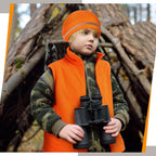 2 Pcs Orange Hunting Vest Beanie Reflective