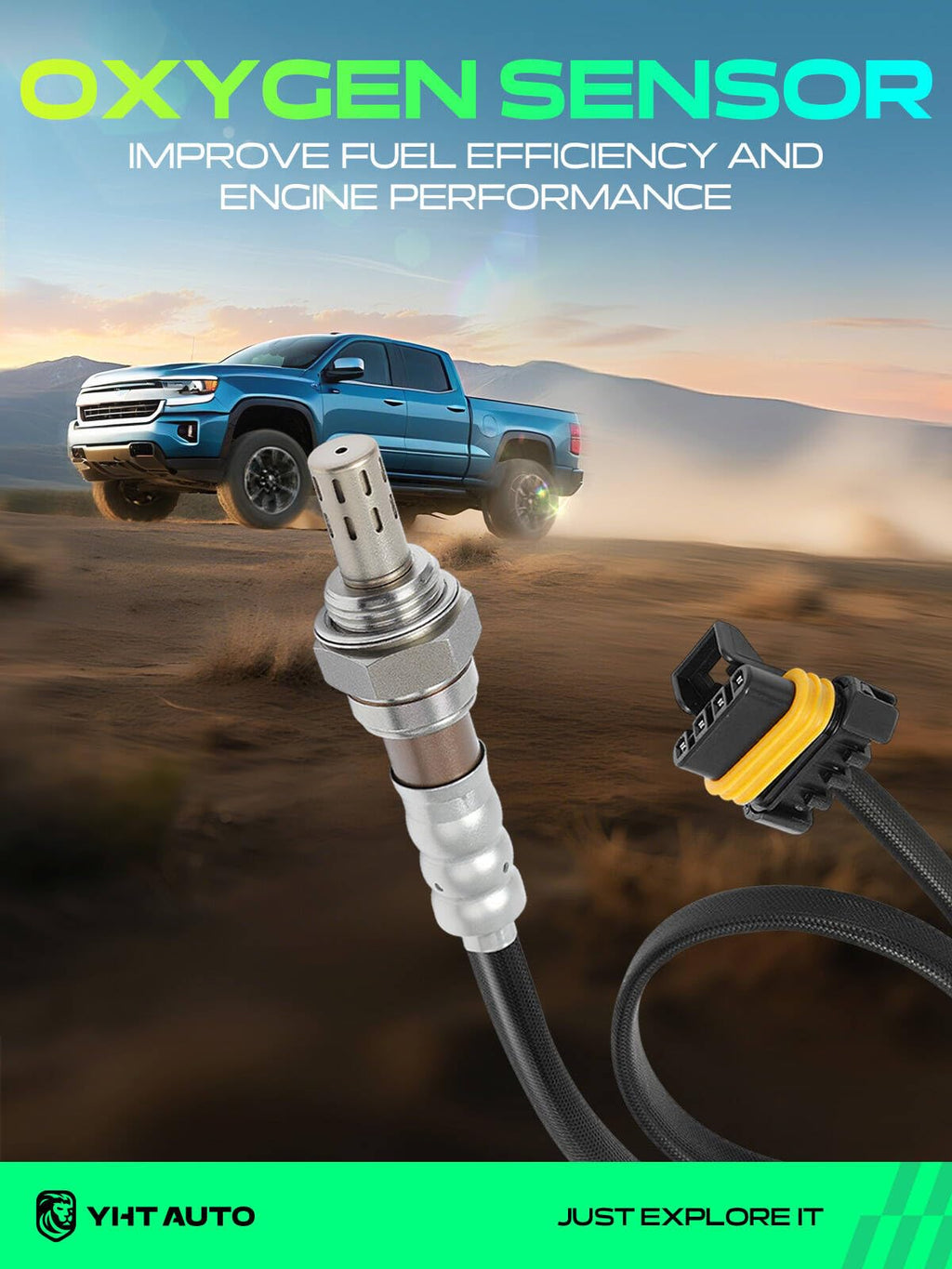 YHTAUTO O2 Oxygen Sensor for Chevrolet, GMC