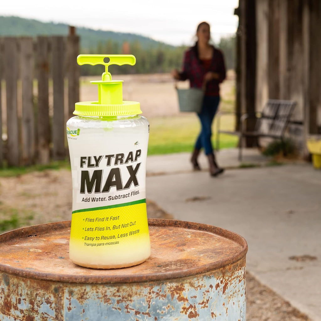 Fly Trap Max – Extra Large Reusable Outdoor Fly Trap - 2 Traps