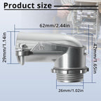 10-Pack 3/4" Flexible Metal Conduit Elbow, 90 Degree Squeeze Connectors