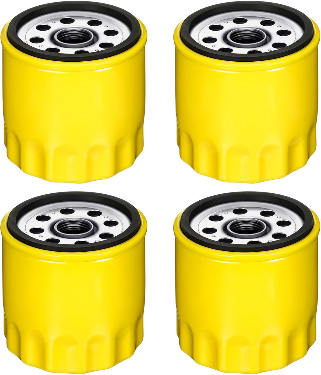 Therwen 4 Pack 52 050 02 Oil Filter Extra Capacity Engine Lawn Mower Oil Filter Compatible with Kohler 52 050 02 5205002-s 52 050 02-s1 Ch11-ch25 Cv11-cv22 M18 M20 Sv715 Sv725 Sv735