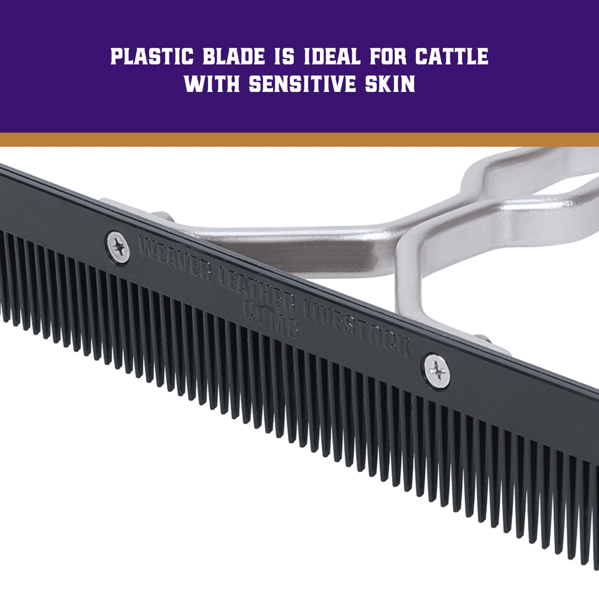 Weaver Leather Livestock Show Comb Black