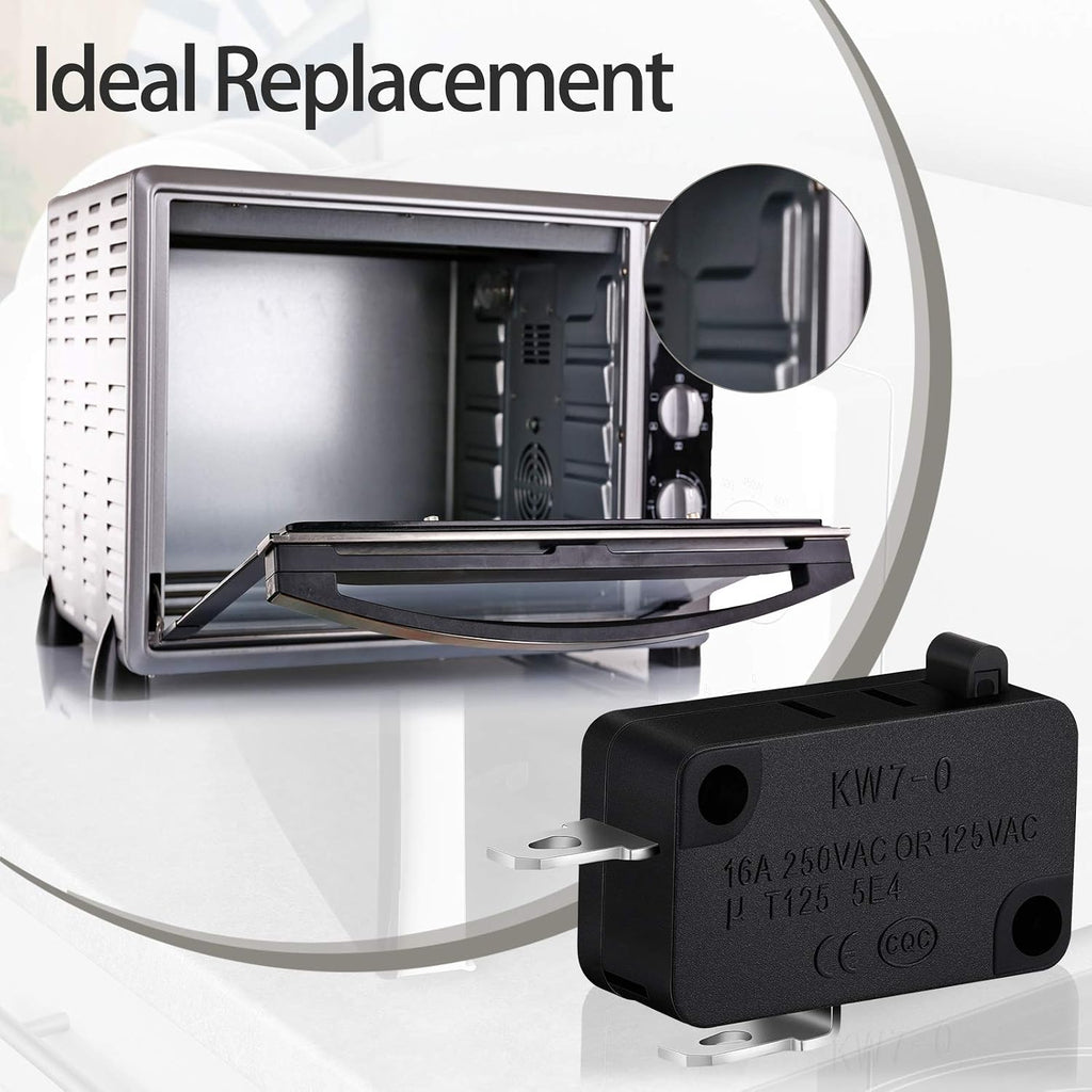 Weewooday 6 Pcs Microwave Oven Door Switch Replacement Part